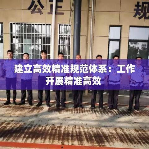 建立高效精準規(guī)范體系：工作開展精準高效 