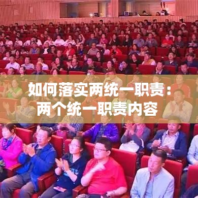 如何落實(shí)兩統(tǒng)一職責(zé)：兩個(gè)統(tǒng)一職責(zé)內(nèi)容 