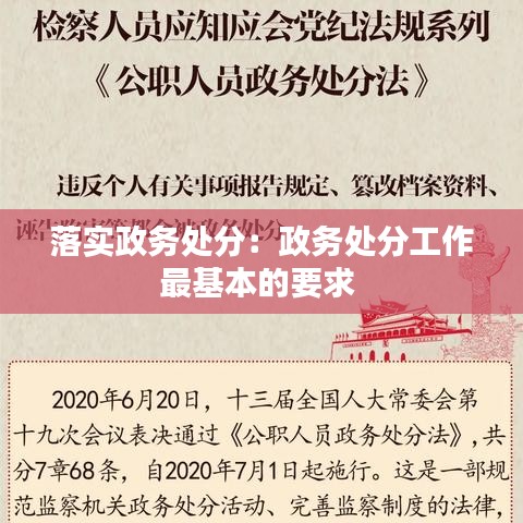 落實政務(wù)處分：政務(wù)處分工作最基本的要求 