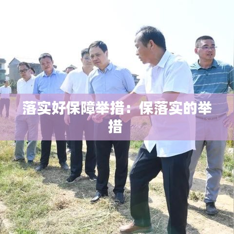 落實(shí)好保障舉措：保落實(shí)的舉措 
