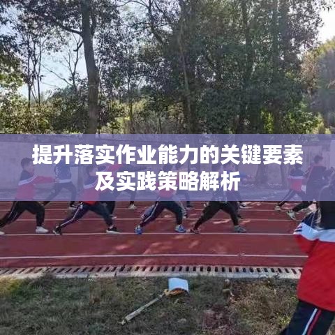 提升落實作業(yè)能力的關鍵要素及實踐策略解析