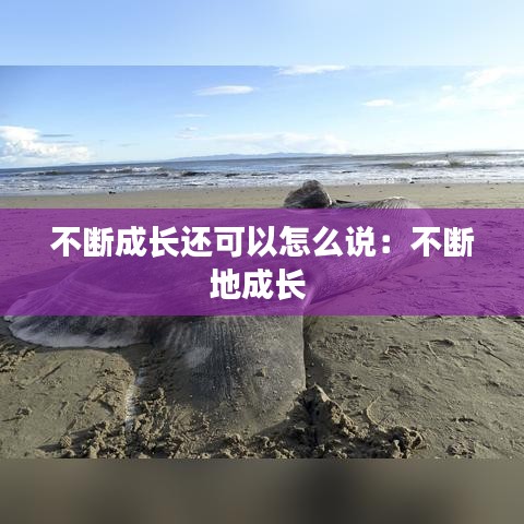 不斷成長還可以怎么說：不斷地成長 