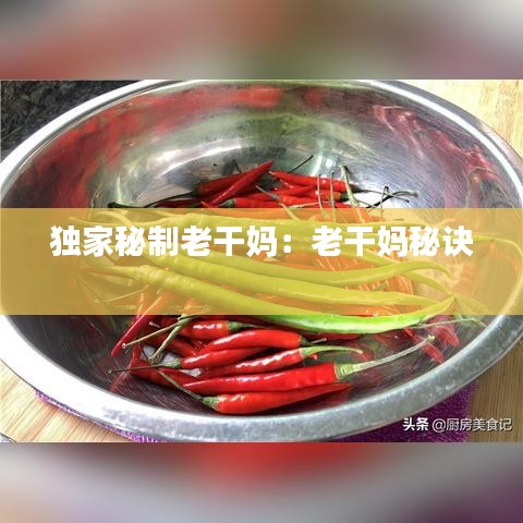 獨家秘制老干媽：老干媽秘訣 