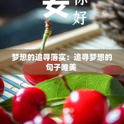 夢(mèng)想的追尋落實(shí)：追尋夢(mèng)想的句子唯美 