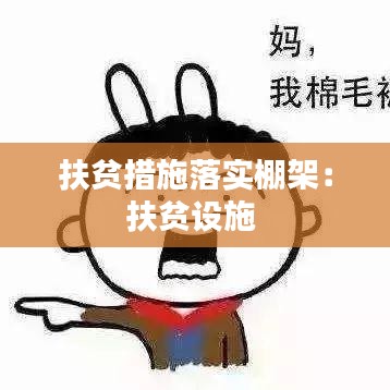 扶貧措施落實(shí)棚架：扶貧設(shè)施 