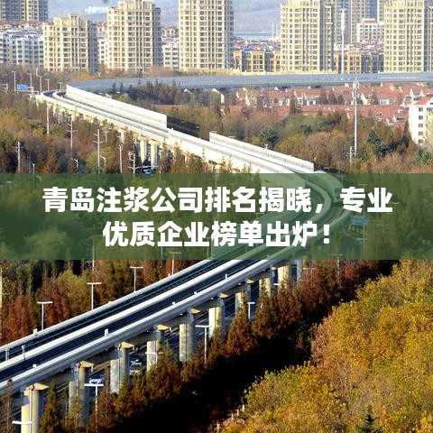 青島注漿公司排名揭曉，專業(yè)優(yōu)質(zhì)企業(yè)榜單出爐！