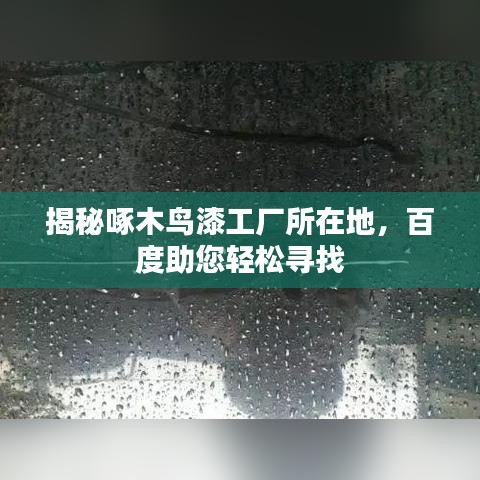 揭秘啄木鳥漆工廠所在地，百度助您輕松尋找