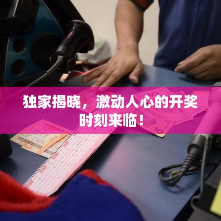 獨家揭曉，激動人心的開獎時刻來臨！