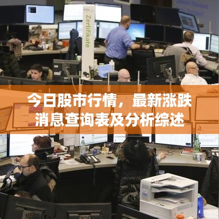 今日股市行情，最新漲跌消息查詢表及分析綜述