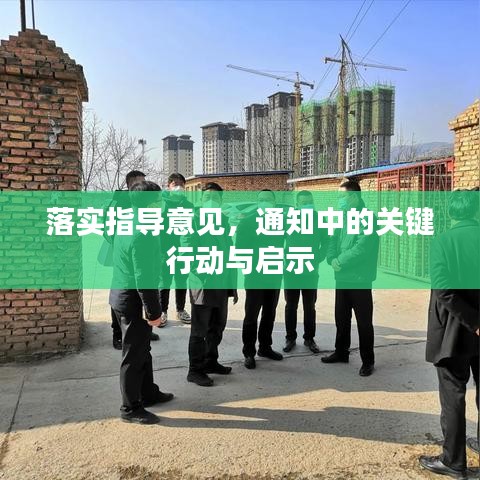 落實指導意見，通知中的關鍵行動與啟示