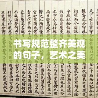 書(shū)寫(xiě)規(guī)范整齊美觀的句子，藝術(shù)之美的文字打造